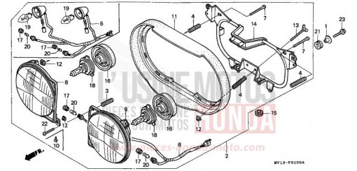 PROJECTEUR XRV750S de 1995